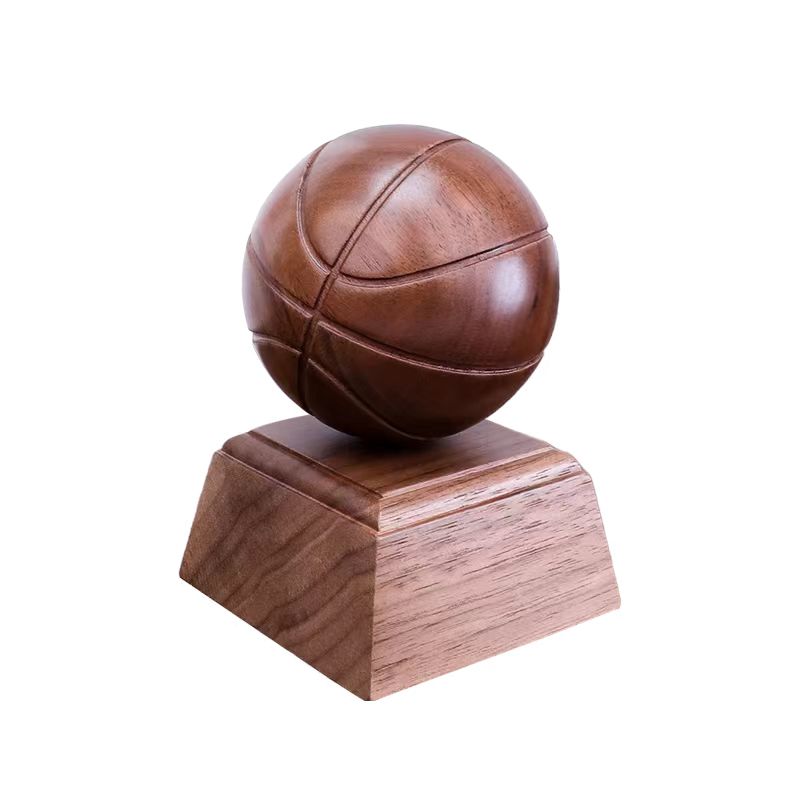 Walnut basketball decoration souvenir Birthday Teachers' Day gift men's basketball decoration   table