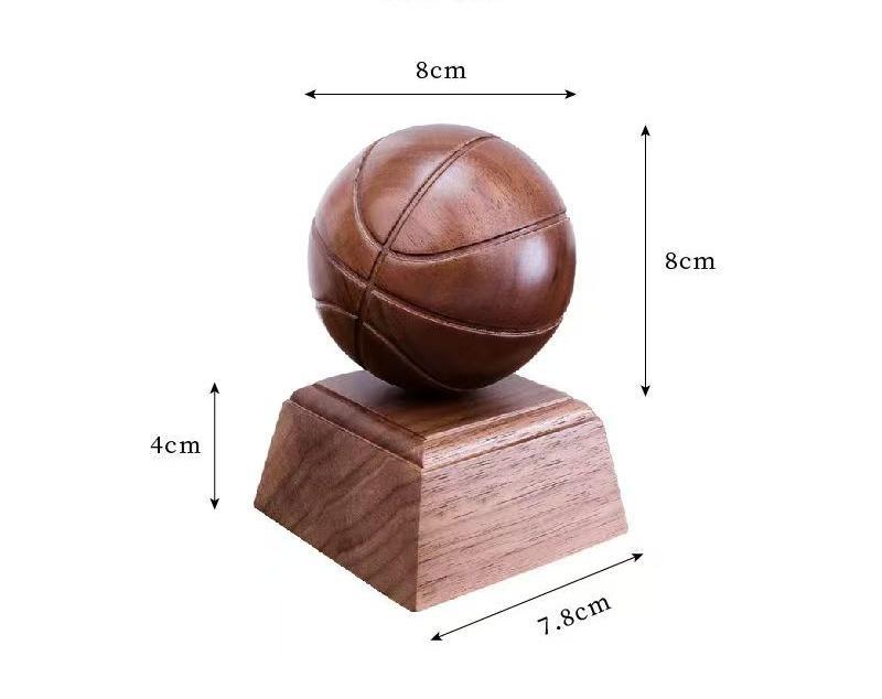 Walnut basketball decoration souvenir Birthday Teachers' Day gift men's basketball decoration   table