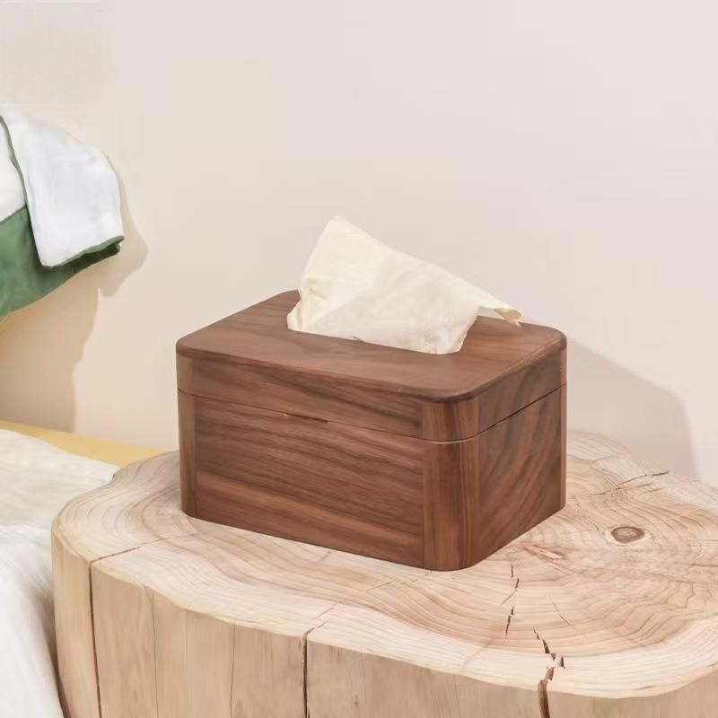 Tissue box Tissue lid Large opening tissue box Napkin box Rectangular tissue holder Standard tissue box lid suitable for family napkins living room and bedroom decor