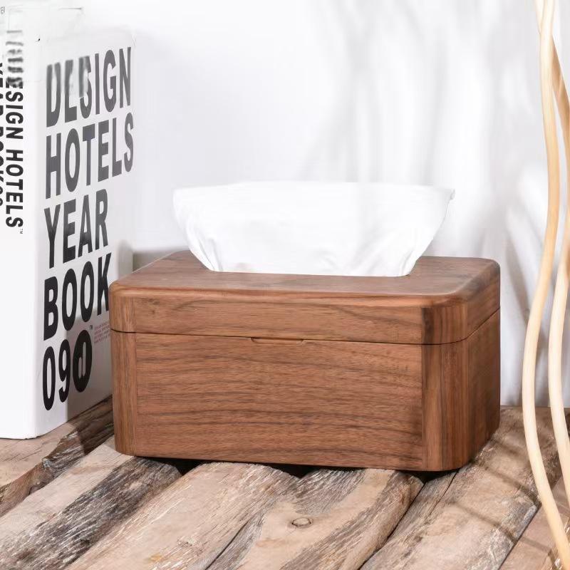 Tissue box Tissue lid Large opening tissue box Napkin box Rectangular tissue holder Standard tissue box lid suitable for family napkins living room and bedroom decor