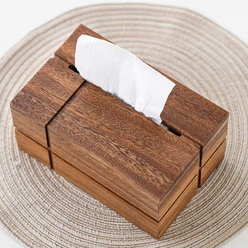 Tissue box Tissue lid Large opening tissue box Napkin box Rectangular tissue holder Standard tissue box lid suitable for family napkins living room and bedroom decor