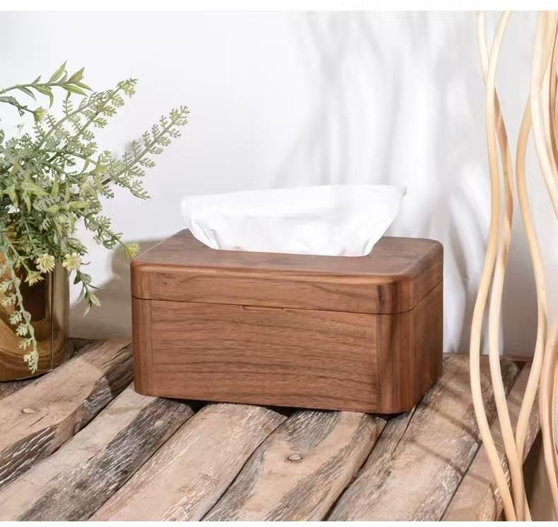 Tissue box Tissue lid Large opening tissue box Napkin box Rectangular tissue holder Standard tissue box lid suitable for family napkins living room and bedroom decor